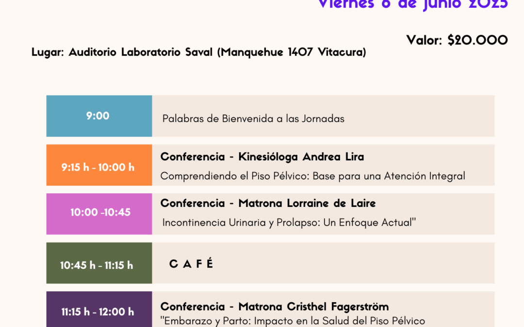 II Jornadas de Educación y Prevención: El Rol de la Matrona/ón en el Cuidado del Piso Pélvico